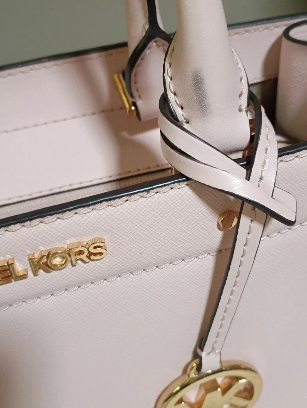 Michael kors Rayne Satchel in soft pink leather